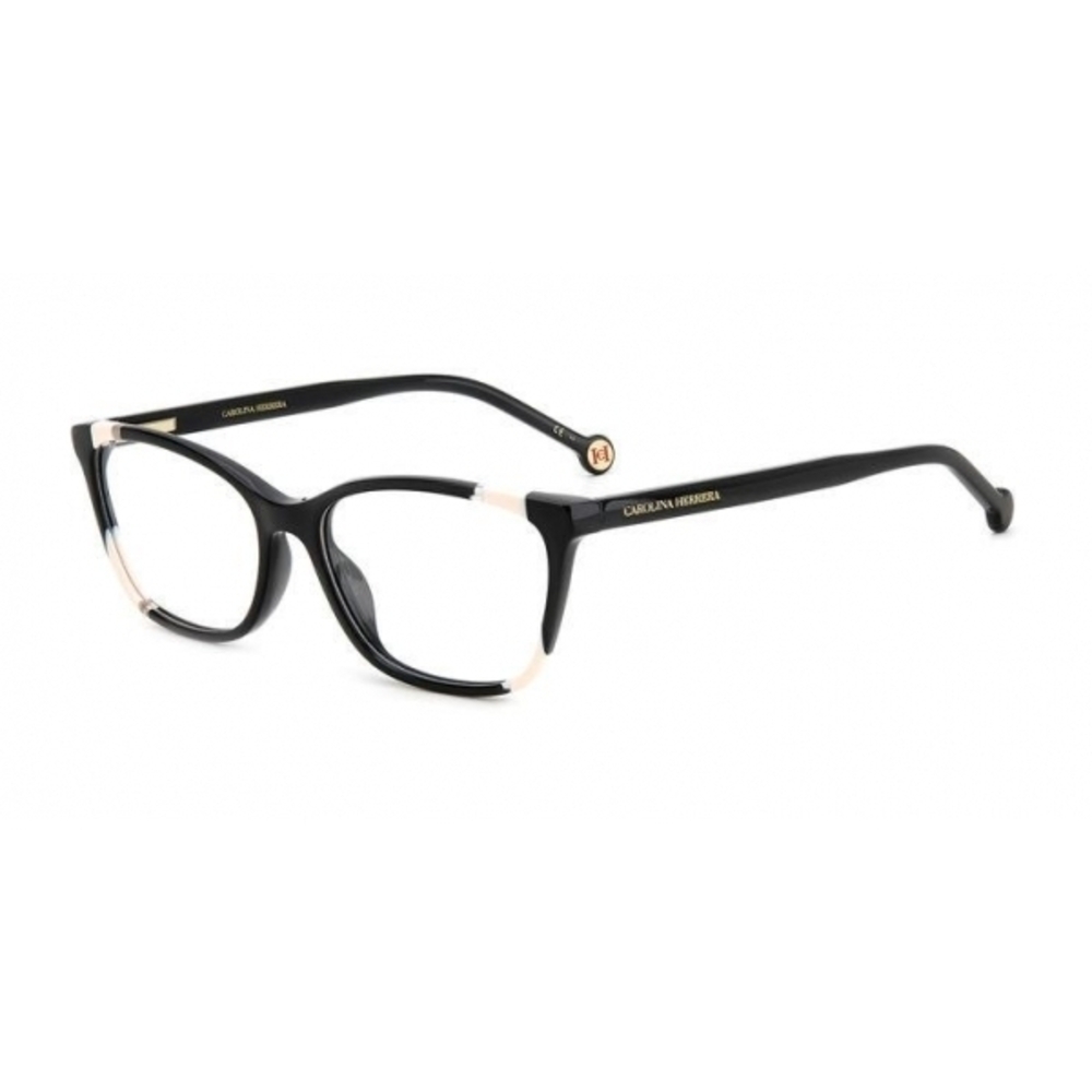 NWT Carolina Herrera CH0124-KDX-54 Black 54mm Eyeglasses